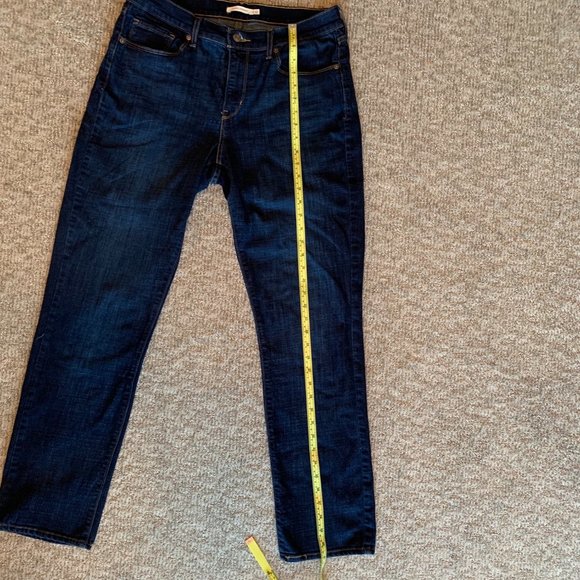 Levi's Classic Straight Leg Dark Wash 12Long - Picture 9 of 9